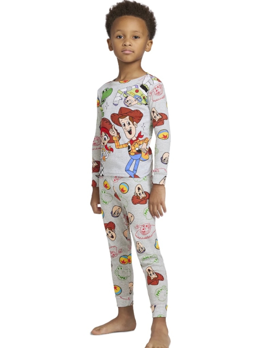 Toy Story Toddler Unisex Gray 2 PC LS Pajama Set Size 5T NWT - Picture 10 of 11